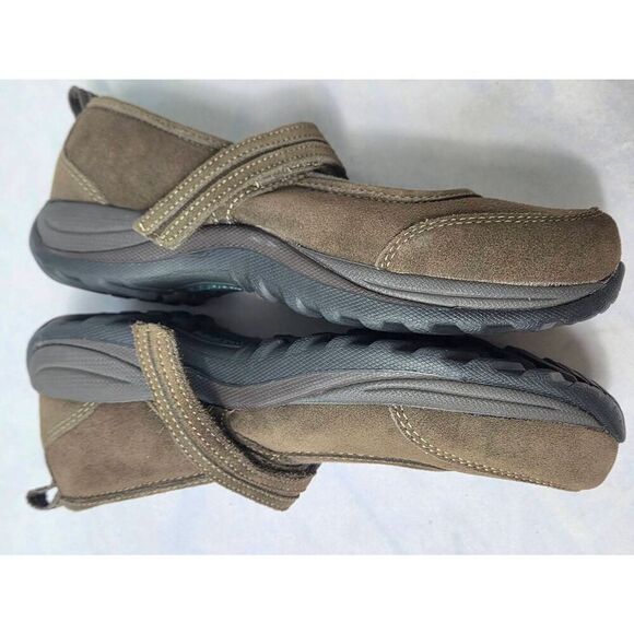 L.L. Bean Brown Suede Comfort Moc Mary Janes Sz. 8 1/2 - Picture 5 of 10